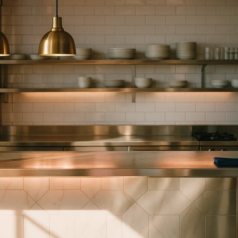 Modern restaurant kitchen utilizing WipeSmith towels